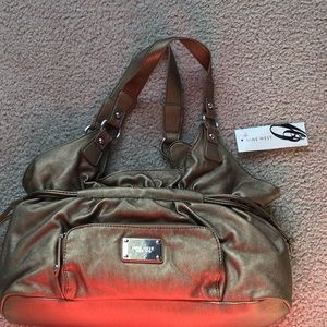 Nine West gold/bronzy bag